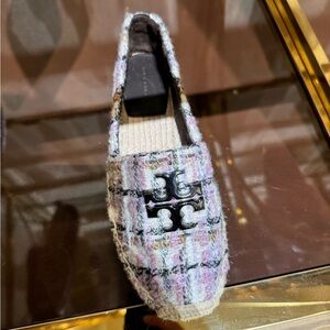 Tory Burch Chelsea Woven Fabric Espadrille Shoe